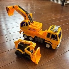 【6月27日までの期間限定掲載】車　おもちゃ　ショベルカー　ホイールローダー　ブルドーザー　車　おもちゃ　男の子　動く　音が鳴る　建設車両の画像
