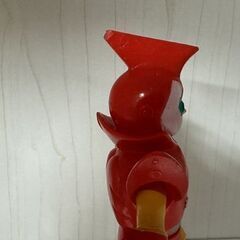 レア 昭和レトロ 当時物 ブルマァク 小さなスーパーマン ガンバロン ソフビ 全長約13.5cm ビンテージ フィギュア 現状品　札幌市 白石店 の画像