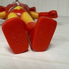 レア 昭和レトロ 当時物 ブルマァク 小さなスーパーマン ガンバロン ソフビ 全長約13.5cm ビンテージ フィギュア 現状品　札幌市 白石店 の画像