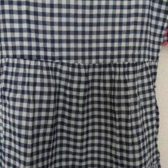 GAP(ギャップ) キッズ 半袖ワンピース ギンガムチェック 130cmの画像