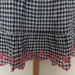 GAP(ギャップ) キッズ 半袖ワンピース ギンガムチェック 130cmの画像