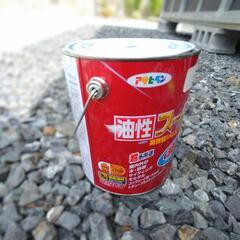 アサヒペン　油性スーパーコート　油性ペンキ　ホワイト　の画像
