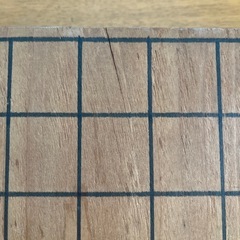 【20%値下げ中！】手作り！木製将棋盤 標準サイズ 使用感ありの画像