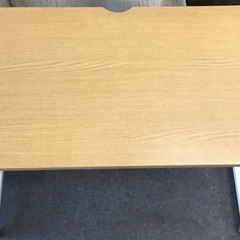 平デスク ニトリ デスクザッキー95 ナチュラル PCデスクの画像