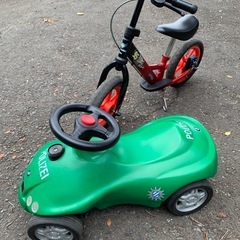 子ども用足漕ぎ自転車&BMWの乗車玩具