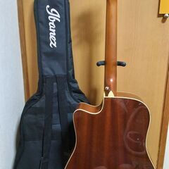 ❤️弦高調整済！「Ibanez PF32MHCE-NMH エレアコ」＋専用ケースの画像