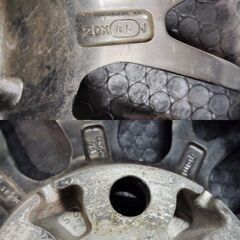 Weds Delmore LCS ウェッズ デルモア 20インチ 8.5J5HPCD120+25 レクサス純正ナット必須 メッキ 空気圧センサー付 レクサスLS等　(MHZ751)クレジットカード QRコード決済可能の画像