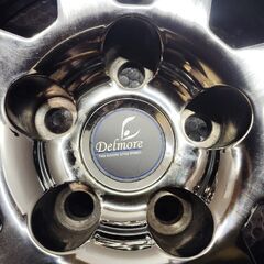 Weds Delmore LCS ウェッズ デルモア 20インチ 8.5J5HPCD120+25 レクサス純正ナット必須 メッキ 空気圧センサー付 レクサスLS等　(MHZ751)クレジットカード QRコード決済可能の画像