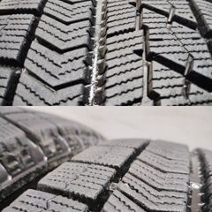【BS BLIZZAK VRX 175/65R15】スタッドレス【Exceeder 15インチ 5.5J4HPCD100+45】20年製 バリ溝 カローラアクシオ/フィールダー等(MTM627)クレジットカード QRコード決済可能の画像