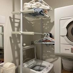 つっぱり式　ランドリー収納