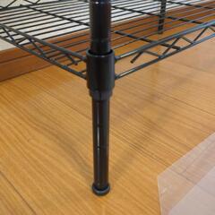 【美品】スチールラック  高さ108cm☆棚板４枚☆半透明シート４枚☆美品です!!☆☆☆v(^^)☆☆☆の画像