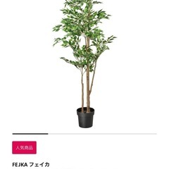 IKEA フェイクグリーン 4点セットの画像