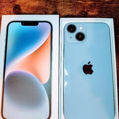 超美品 Apple iPhone 14 128G ブルー SIMフリー