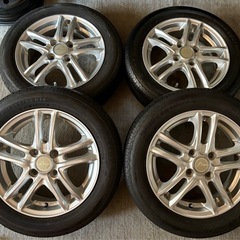 155/65R14 軽自動車サイズ ブリヂストン夏タイヤホイール...