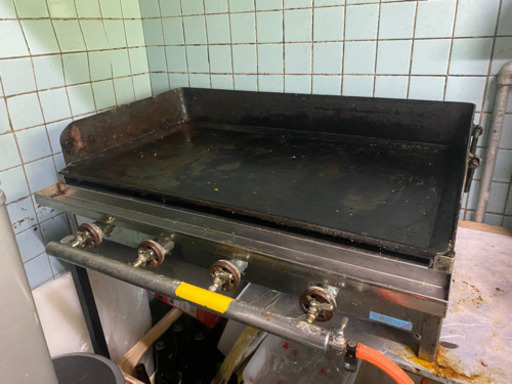 プロパンガスの鉄板