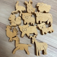 積み木　どうぶつの画像