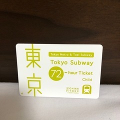 【受付中】お子様とのお出かけに！未使用品！東京メトロ・都営地下鉄...