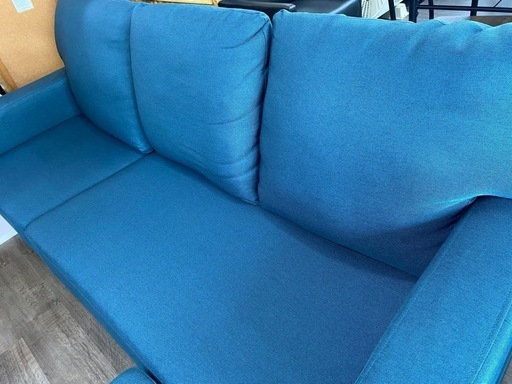 お得！期間限定50%OFF！　美品3人掛けソファ　オットマン付き