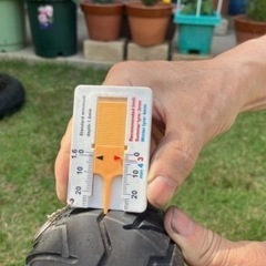 取引中【パンクヒビ割れなし】ホンダ トゥデイ af61 タイヤ DURO 80/100-10 46J の画像