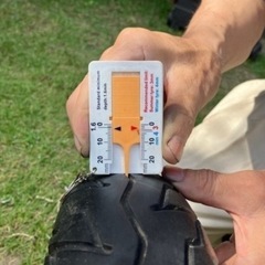 取引中【パンクヒビ割れなし】ホンダ トゥデイ af61 タイヤ DURO 80/100-10 46J の画像