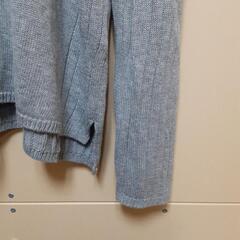 コムサイズムニットパーカー　JTY2320の画像