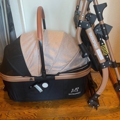 SKISOPGO 折りたたみ ペットカート 小型犬 中型犬