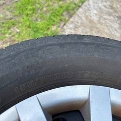 スバルプレオプラス純正タイヤセットの画像