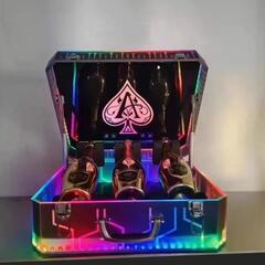 新品未開封！✨豪華LEDライト付きシャンパンケース - パーティ...