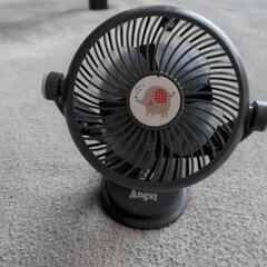 クリップ扇風機　電池式の画像