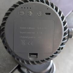 クリップ扇風機　電池式の画像