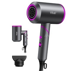 【新品】ヘアドライヤー 1500W 大風量 （濃度マイナスイオン...