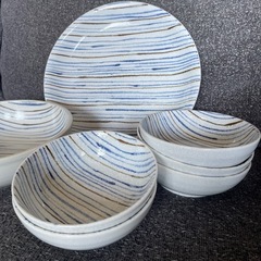 陶器食器セット　さしあげますの画像