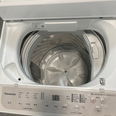 【ジモティー割】Panasonic 2022年製 6.0kg 洗濯機（ID1037）の画像