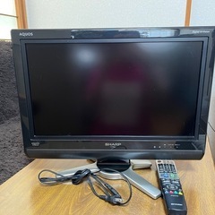 液晶テレビAQUOS 20インチ