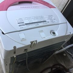 hf250619-007Z SHARP 全自動電気洗濯機 ES-GE60P 動作確認済み 2014年製 ６㎏の画像