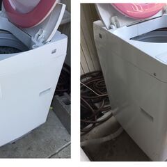 hf250619-007Z SHARP 全自動電気洗濯機 ES-GE60P 動作確認済み 2014年製 ６㎏の画像