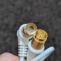 アンテナケーブル 1m 片方の画像
