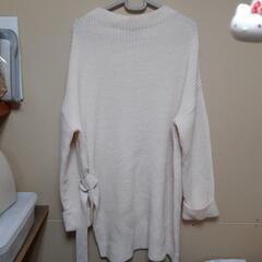 コムサイズムベルト付き長いセーターJTY2324