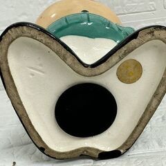 昭和レトロ 現状品 佃公彦 ほのぼの君 陶器製 貯金箱 全長約23cm インテリア 置物 札幌市 白石店 の画像