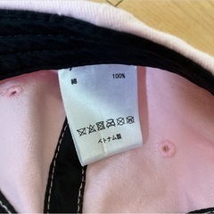 キャップ　ピンクの画像
