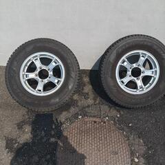 ジムニースタッドレスタイヤホイール4本セットインチアップ用