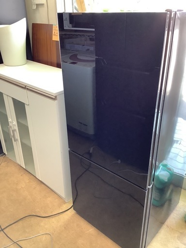 2ドア冷蔵庫 アズマ MR-GL170 ブラック　　リサイクルショップ宮崎屋　佐土原店　25.6.19F