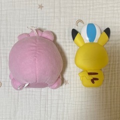 ピカチュウ  音のなるおもちゃ ププリンのぬいぐるみの画像
