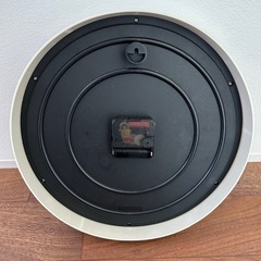 【美品】東京インテリア購入 掛け時計（クロック ブルーム FX5690 GY）の画像