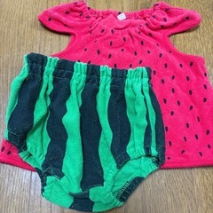 70cmスイカ服の画像