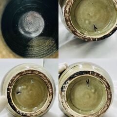 【‼️✨大幅値下げ✨‼️】沖縄やちむん🏺 金城敏男 ✨壺 魚紋 ✨伝統工芸品 🌟手描き陶器 花瓶❗️の画像