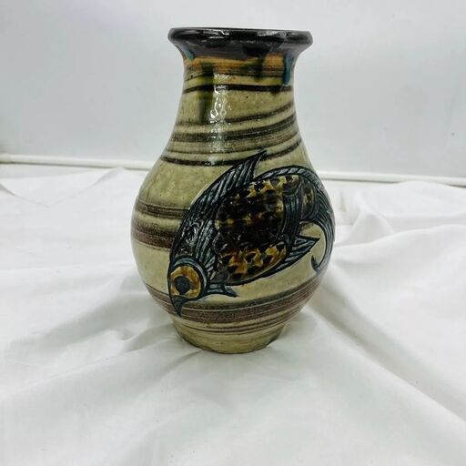 金城敏男 一輪挿し やちむん 壷屋焼 やちむん 金城次郎(長男)金城敏男