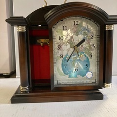 昭和レトロ　置き時計　掛け時計　エリザベスキーボックスの画像