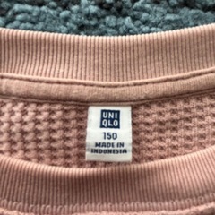 ☆中古美品☆ユニクロ　半袖ニット(150)の画像