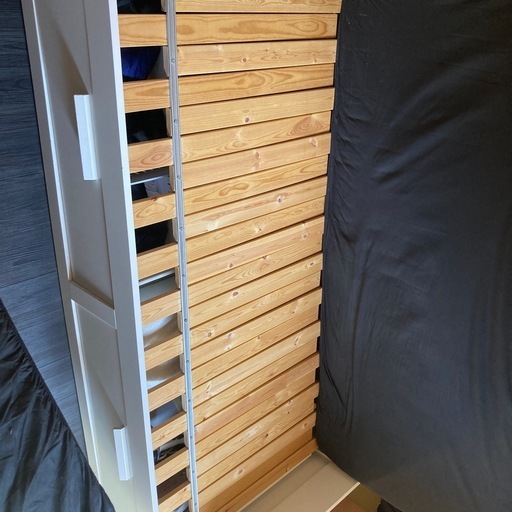 IKEA ダブルベッド＋マットレス2セット